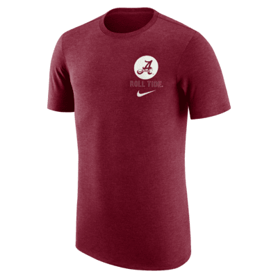 Alabama Men s Nike College Crew Neck T Shirt. Nike